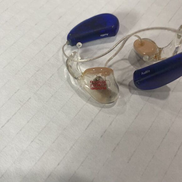 Phonak Audio Hearing Aids Left And Right 212 861 P With Zephyr Cleaning Box - Picture 6 of 13